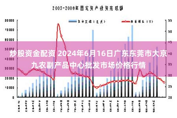 炒股资金配资 2024年6月16日广东东莞市大京九农副产品中心批发市场价格行情