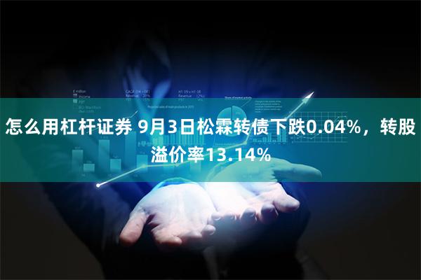 怎么用杠杆证券 9月3日松霖转债下跌0.04%，转股溢价率13.14%