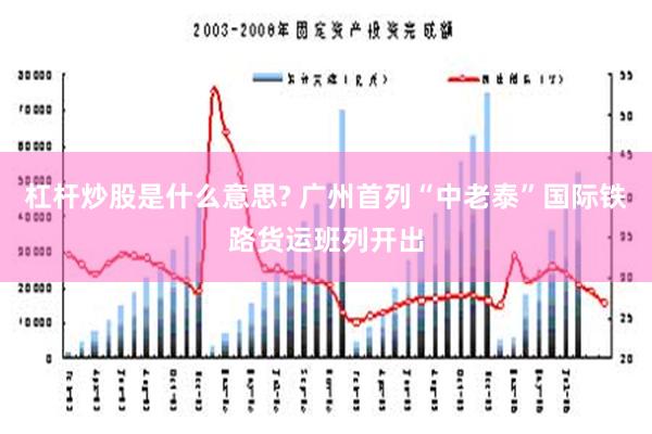 杠杆炒股是什么意思? 广州首列“中老泰”国际铁路货运班列开出