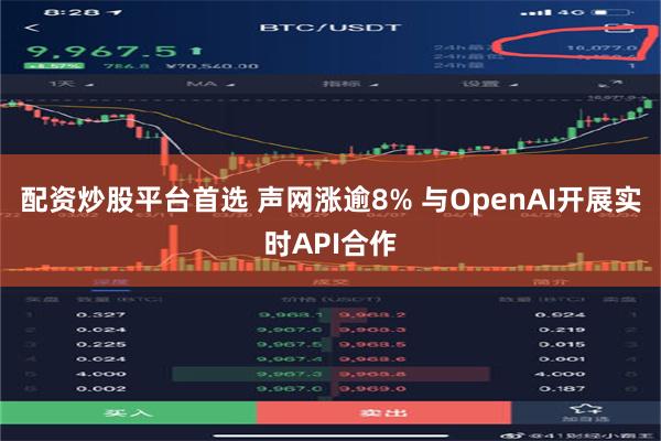 配资炒股平台首选 声网涨逾8% 与OpenAI开展实时API合作